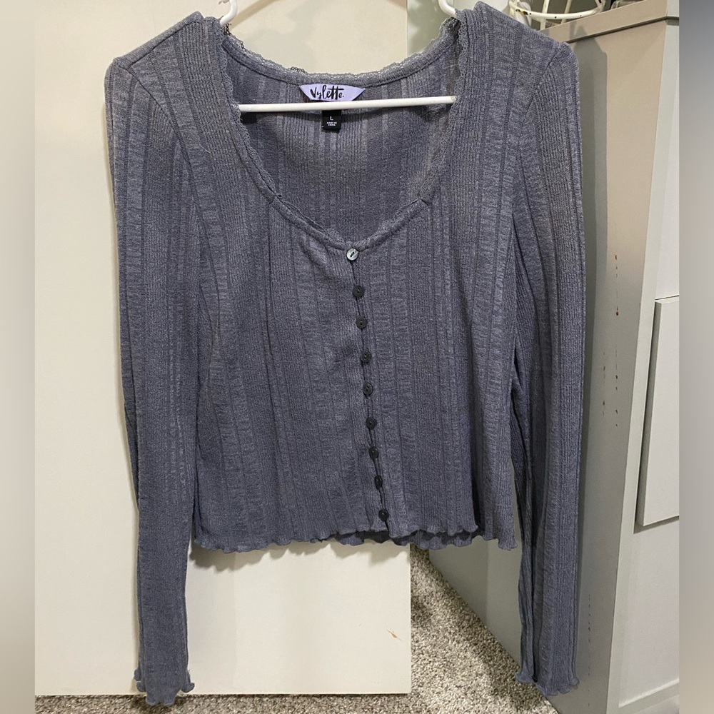 Blue Buttoned Longsleeve